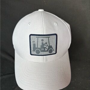 110 Flex Fit Tech Gray Golf Cart Embroidered Cap